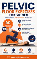 Pelvic Floor Exercises for Women: Complete Strength & Wellness Guide (Digital eBook)