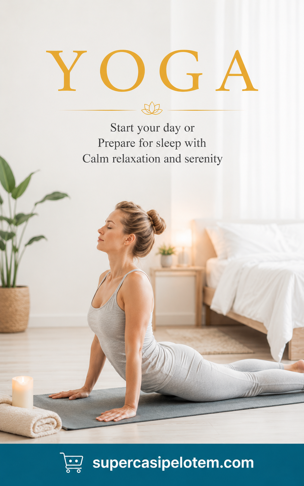 Yoga in Bed for All Ages – Gentle Morning & Evening Yoga Guide (Digital eBook)